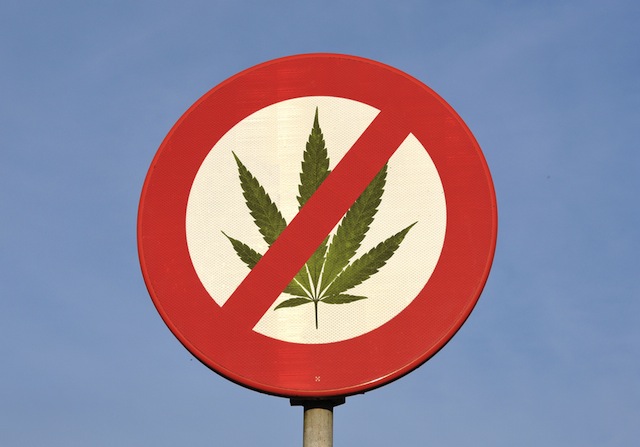 marijuana prohibition sign shutterstock